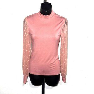 Streetwear Society Blush Pink Long Sleeve Size Small